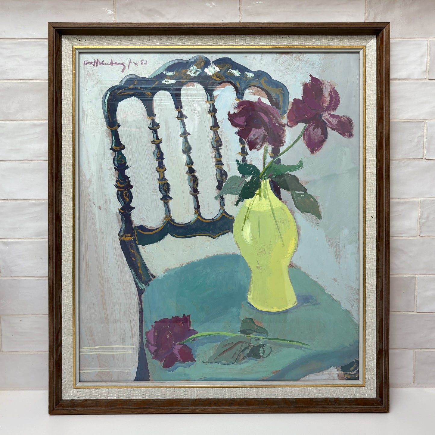 Flowers on Chair