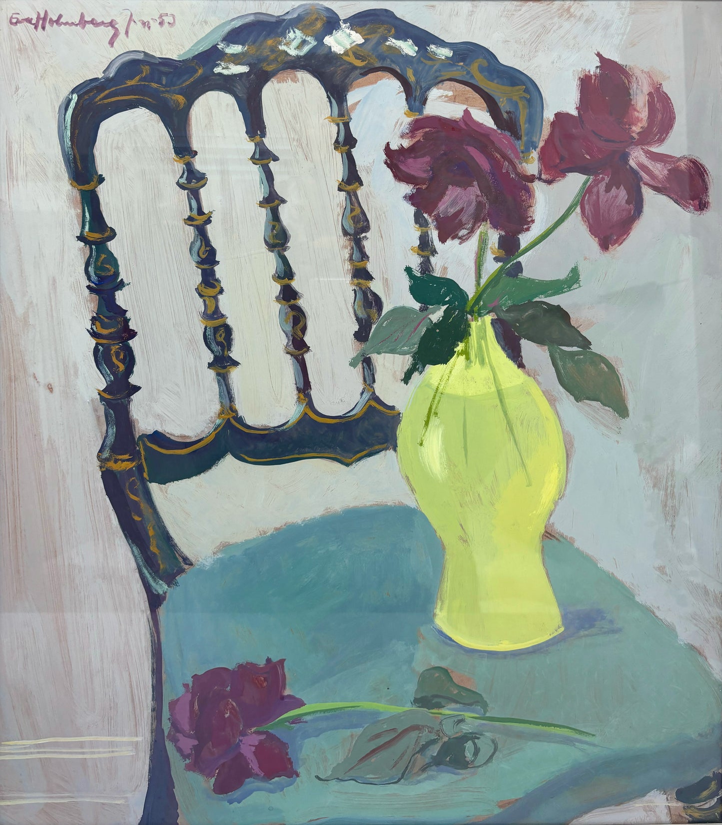 Flowers on Chair